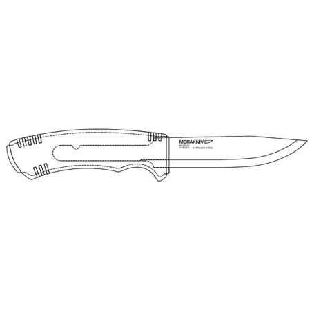 Peilis MORA BushCraft Survival Black